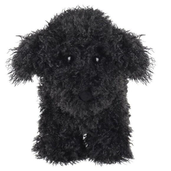 Apricot Lamb Black Poodle Stuffed Toy - Picture 2 of 4
